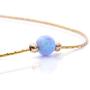 jolliz Gold Bracelet for Women- Dainty Beaded Gold Bracelets- Charm Gold Bracelets for Girls- Gemstone Bracelet