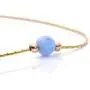 jolliz Gold Bracelet for Women- Dainty Beaded Gold Bracelets- Charm Gold Bracelets for Girls- Gemstone Bracelet