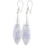NOVICA Jade .925 Sterling Silver Dangle Earrings Maya Lance of Twilight