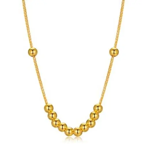 18K Gold Satellite Beads Necklace for Women, Yellow Gold Bead ball Choker Necklace Italian Wheat Chain Jewelry Birthday Gifts for Her, Wife, Mom, Girl 16''+1'' 18K Gold Satellite Beads Necklace for Women, Yellow Gold Bead ball Choker Necklace Italian Wheat Chain Jewelry Birthday Gifts for Her, Wife, Mom, Girl 16''+1''