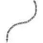 Paz Creations 925 Sterling Silver Gemstone and Rose Tennis Bracelet Paz Creations 925 Sterling Silver Gemstone and Rose Tennis Bracelet