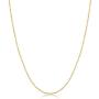 14k Yellow Gold Filled or White Gold Filled 1 mm, 1.3 mm, 1.5 mm or 2.1 mm Cable Pendant Chain Necklace