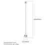 Cat Eye Jewels S925 Sterling Silver Swarovski Elements Crystal Dangle Stud Earrings for Women Girls