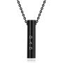 Molike Mom Dad Stainless Steel Urn Necklaces for Women Men Cremation Pendant Necklace for Memorial Ashes
