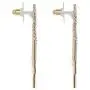 Vince Camuto Pave Mesh and Bar Earrings, goldtone/crystal, medium (VJ-404484) Vince Camuto Pave Mesh and Bar Earrings, goldtone/crystal, medium (VJ-404484)