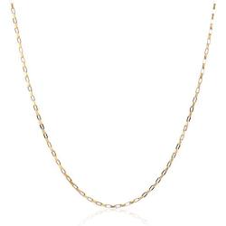 Kooljewelry 14k Yellow, White or Rose Gold 0.7 mm Long Box Chain (16, 18, 20, 22, 24, or 30 inch)