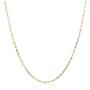 Kooljewelry 14k Yellow, White or Rose Gold 0.7 mm Long Box Chain (16, 18, 20, 22, 24, or 30 inch)
