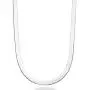 Miabella 925 Sterling Silver Italian Solid 7mm Flat Herringbone Chain Necklace for Women Men 16, 18, 20 Inch Made in Italy