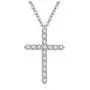 KOEDLN Full Shining Zircon Crystal Cross Pandent Neckalce Christian Religion Protect Luck Necklace for Women Girls Jewelry KOEDLN Full Shining Zircon Crystal Cross Pandent Neckalce Christian Religion Protect Luck Necklace for Women Girls Jewelry