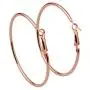 4 pairs Geometric Huge Big Round Metal Hoop Earring Set Punk Large Smooth Circle Basketball Brincos Loop Earrings for Party Night Club Women Girl Hip Hop Fashion piercing Jewelry