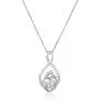 Amazon Collection Sterling Silver Family Infinity Pendant Necklace, 18'' Amazon Collection Sterling Silver Family Infinity Pendant Necklace, 18''