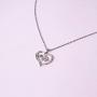 Sloth Necklace Heart Cute Animal Slider Sloths Stuffed Jewelry Engraved Keep me in your heart Gift for Animal Lovers Girls Women
