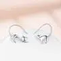 Cat Dangle Earrings 925 Sterling Silver Pull Through Animal Cat Hoop Earrings for Women Christmas Gifts(Cat earrings 1) Cat Dangle Earrings 925 Sterling Silver Pull Through Animal Cat Hoop Earrings for Women Christmas Gifts(Cat earrings 1)