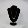 Ortiz espinosa Set of Necklace and Earrings for Women with Swarovski Crystal, 14k Gold Plated and Rhodium, Elegant, Shiny, Hypoallergenic, Jewelry for mom, Friends, Partner or Yourself