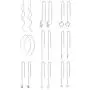 Ofeiyaa 9 Pairs Chain Tassel Earrings Wave Threader Ball Dangle Drop Chain Earrings Set Curved Threader Earrings For Women Girls Silver Gold Tone Ofeiyaa 9 Pairs Chain Tassel Earrings Wave Threader Ball Dangle Drop Chain Earrings Set Curved Threader Earrings For Women Girls Silver Gold Tone