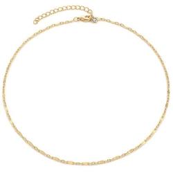 BENEIGE 14K Gold Choker Necklaces for Women Evil Eye Turquoise Lace Rope Beaded Satellite Link Chain Layered Dainty Chokers Jewelry……