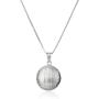Honolulu Jewelry Company Sterling Silver 3-d Volleyball Necklace Pendant with 18'' Box Chain