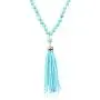 RIAH FASHION Bohemian Pendant Beaded Long Statement Necklace - Sparkly Crystal Bead Boho Teardrop, Natural Stone, Tassel Charm Wrap Lariat RIAH FASHION Bohemian Pendant Beaded Long Statement Necklace - Sparkly Crystal Bead Boho Teardrop, Natural Stone, Tassel Charm Wrap Lariat