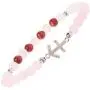 Juvale Zodiac Sagittarius Bracelet, Rose Quartz Red Jasper Beads, One Size Juvale Zodiac Sagittarius Bracelet, Rose Quartz Red Jasper Beads, One Size