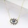 SUPRAONE Blue Evil Eye Pendant Necklace 925 Sterling Silver Cubic Zirconia CZ Fine Jewelry Set for Women Girls Chain Adjustable 15'' + 2'' Extensioner Chain,Free Christmas Gifts SUPRAONE Blue Evil Eye Pendant Necklace 925 Sterling Silver Cubic Zirconia CZ Fine Jewelry Set for Women Girls Chain Adjustable 15'' + 2'' Extensioner Chain,Free Christmas Gifts