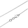 ELLI BY JULIE & GRACE Sterling Silver Swarovski Crystal Solitaire Pendant Necklace, 925 Sterling Silver Necklace for Women, Silver Chains for Women, Length 17.7 inch, Jewelry for Women
