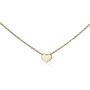 Hoops & Loops Sterling Silver Polished Heart Tiny Choker Necklace