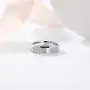 TRUMIUM 4mm 6mm 8mm Men Women Wedding Band Tungsten Carbide Ring Brushed Beveled Edge Silver/Blue/Black Size 4-15