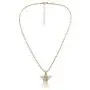 Long Chain Baby Shape Pendant Jewelry, Golden Angel with Wings Necklace, Cupid Love God Guardian Baby Charm Prayer Necklace