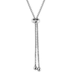 Sterling Silver Oval Adjustable Bracelet Made with Swarovski Zirconia