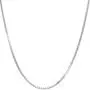 14K Solid White Gold 1.1 MM Italian Box Chain Necklace with lobster-claw Clasp - (1.1 MM 18 Inches 14K White Gold) 14K Solid White Gold 1.1 MM Italian Box Chain Necklace with lobster-claw Clasp - (1.1 MM 18 Inches 14K White Gold)