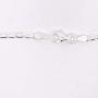 Pori Jewelers 925 Sterling Silver 2mm, 3mm, 3.5mm, 5.5mm Flat Mariner/Marina Link Chain Necklace
