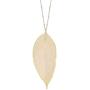 AUDREY RYAN Natural Leaf Pendant Necklace (30'' Long Chain) or Natural Leaf Earrings