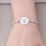 FAADBUK Wedding Gifts Mother of The Bride or Groom Adjustable Bangle Mother in Law Jewelry Gifts from Bride Groom
