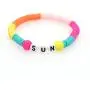 4 Pcs Bohemian Sufer Letter Evil Eye Heishi Bead Stretch Bracelets Colorful Vinyl Disc Beaded Bangle Lovely Starkable Alphabet Beach Love Jewelry 4 Pcs Bohemian Sufer Letter Evil Eye Heishi Bead Stretch Bracelets Colorful Vinyl Disc Beaded Bangle Lovely Starkable Alphabet Beach Love Jewelry