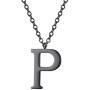 PROSTEEL Stainless Steel/Sterling Silver Initial Name Necklace, A to Z Initial Letter Personalized Necklaces for Men Women, Gold/Silver/Black Tone, 16''/20'' Adjustable, Come Gift Box