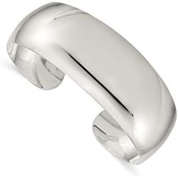 925 Sterling Silver Solid Cuff Bangle Bracelet Expandable Stackable 7 Inch Fine Jewelry For Women Gifts For Her