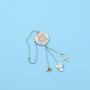 SEIRAA Guardian Angel Metal Cross Mirror Dangle Car Charm The Guardian Angels are Always Looking Down Upon Us Drive Safely Rear View Mirror Hanging Ornaments