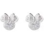 Disney Minnie Mouse Birthstone Jewelry for Women and Girls, Sterling Silver Pave Crystal Stud Earrings Disney Minnie Mouse Birthstone Jewelry for Women and Girls, Sterling Silver Pave Crystal Stud Earrings