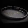 LUXAR Men’s Genuine Interwoven Black Leather Braided Bracelet | Brushed Black/Brushed Stainless Steel Magnetic Clasp | Male Jewelry LUXAR Men’s Genuine Interwoven Black Leather Braided Bracelet | Brushed Black/Brushed Stainless Steel Magnetic Clasp | Male Jewelry