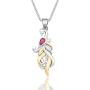 WUSUANED Phoenix Bird Necklace Fire Bird Necklace Inspirational Jewelry Gift for Women