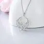 SIMONLY Phoenix Necklace 925 Sterling Silver Celtic Knot Pendant Celtic Jewelry Gifts for Women SIMONLY Phoenix Necklace 925 Sterling Silver Celtic Knot Pendant Celtic Jewelry Gifts for Women