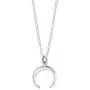 Boma Jewelry Sterling Silver Downward Crescent Moon Double Horn Pendant Necklace, 18 Inches Boma Jewelry Sterling Silver Downward Crescent Moon Double Horn Pendant Necklace, 18 Inches