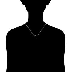 JADMIRE Horoscope Collection - Platinum Plated Sterling Silver 0.3 cttw Swarovski Zirconia Horoscope Zodiac Star Symbol Pendant Necklace, 16'' + 2'' Extender