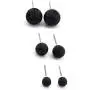 MISS RIGHT Hypoallergenic Lava Beads Ball Earrings Necklace, Lava Rock Stone Stud Dangle Hoop Earrings Dainty Thin Chain Diffuser Necklaces for Women Men Jewelry Gifts MISS RIGHT Hypoallergenic Lava Beads Ball Earrings Necklace, Lava Rock Stone Stud Dangle Hoop Earrings Dainty Thin Chain Diffuser Necklaces for Women Men Jewelry Gifts
