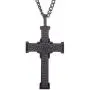 Blackjack Jewelry Mens Stainless Steel Large Hip Hop CZ Cross Pendant with 24'' Curb Chain Blackjack Jewelry Mens Stainless Steel Large Hip Hop CZ Cross Pendant with 24'' Curb Chain
