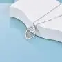 LUHE 925 Sterling Silver Mother and Child Love Heart Pendant Necklace Jewelry Gifts for Grandmother Mom Daughter Wife LUHE 925 Sterling Silver Mother and Child Love Heart Pendant Necklace Jewelry Gifts for Grandmother Mom Daughter Wife