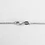 Belinda Jewelz 925 Sterling Silver stamped Loose Rope Chain Necklace 1.35 mm in width, Round Flexible Necklace 16-24inch in Length Belinda Jewelz 925 Sterling Silver stamped Loose Rope Chain Necklace 1.35 mm in width, Round Flexible Necklace 16-24inch in Length