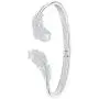 SWAROVSKI Womens Nice Bangle Bracelet Collection, Rhodium Finish, Clear Crystals SWAROVSKI Womens Nice Bangle Bracelet Collection, Rhodium Finish, Clear Crystals