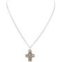 Rosemarie & Jubalee Religious First Communion Eucharist Symbols Cross Medal Pendant Necklace, 18''