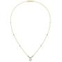 CaratLane Sukriti Diamond Mangalsutra for Women 0.135 Carat (IJ-Color, SI-Clarity) in 14 K Yellow Gold with Jewelry Gift Box
